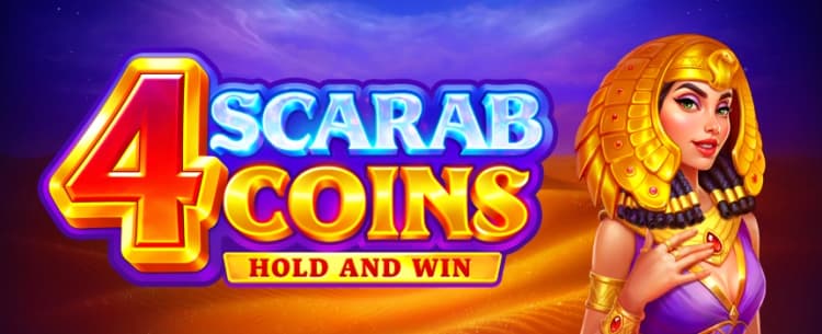 4 Scarab Coins: Hold and Win
